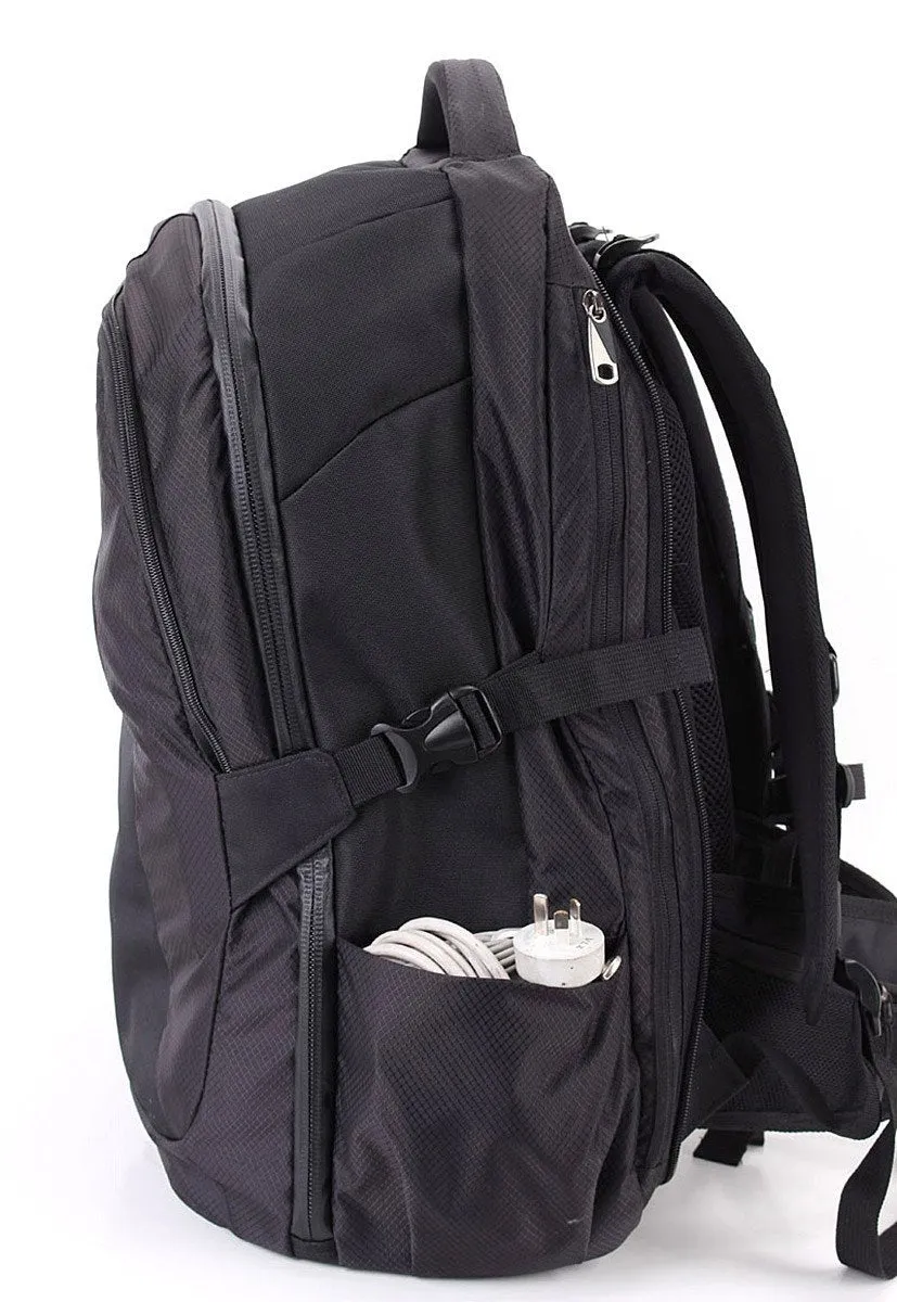 Road Warrior Travel Carryon Backpack - Black