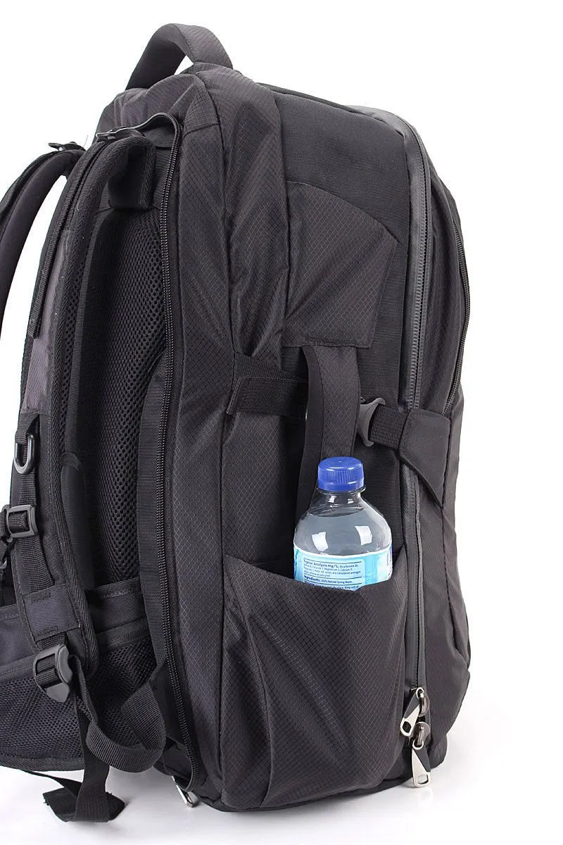 Road Warrior Travel Carryon Backpack - Black