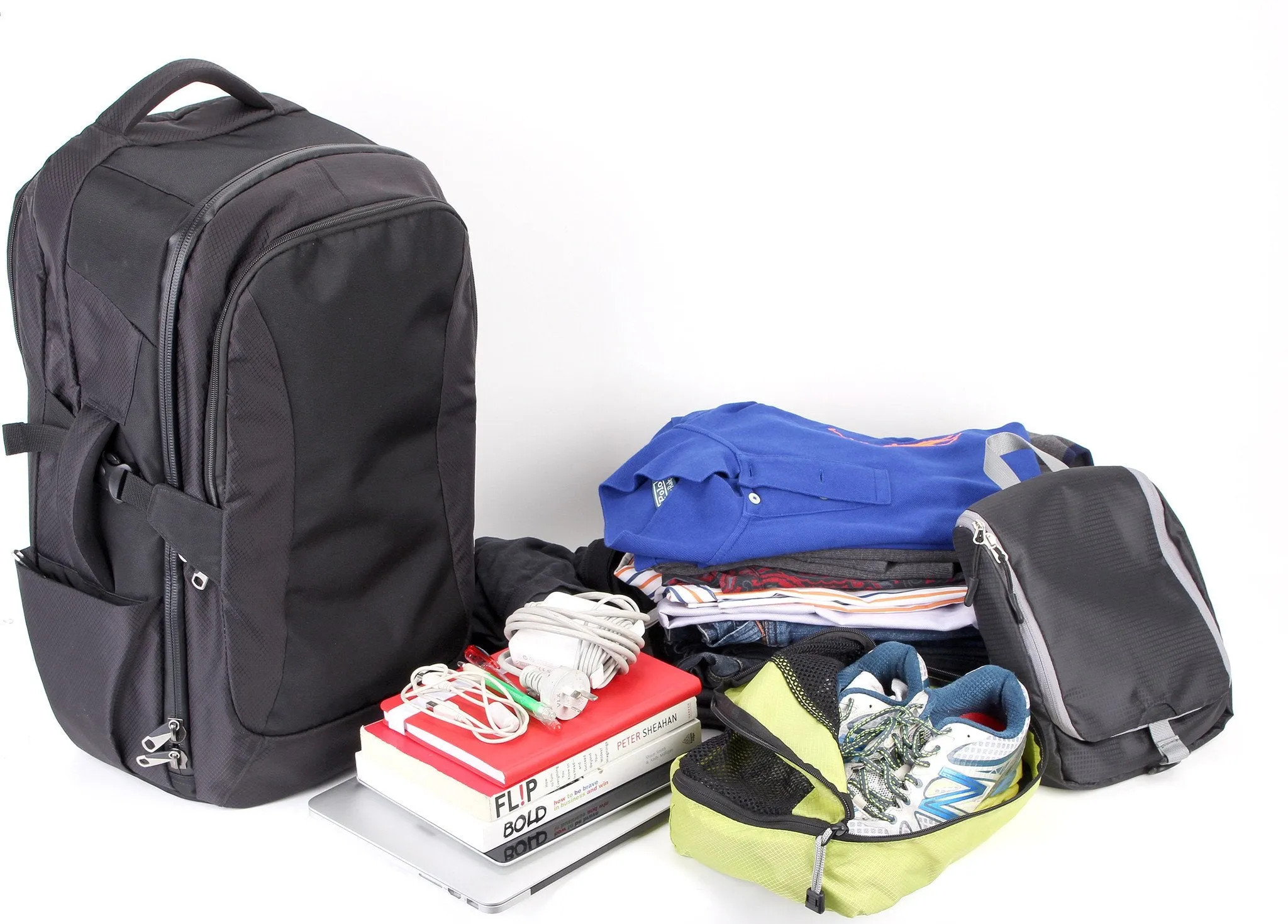 Road Warrior Travel Carryon Backpack - Black