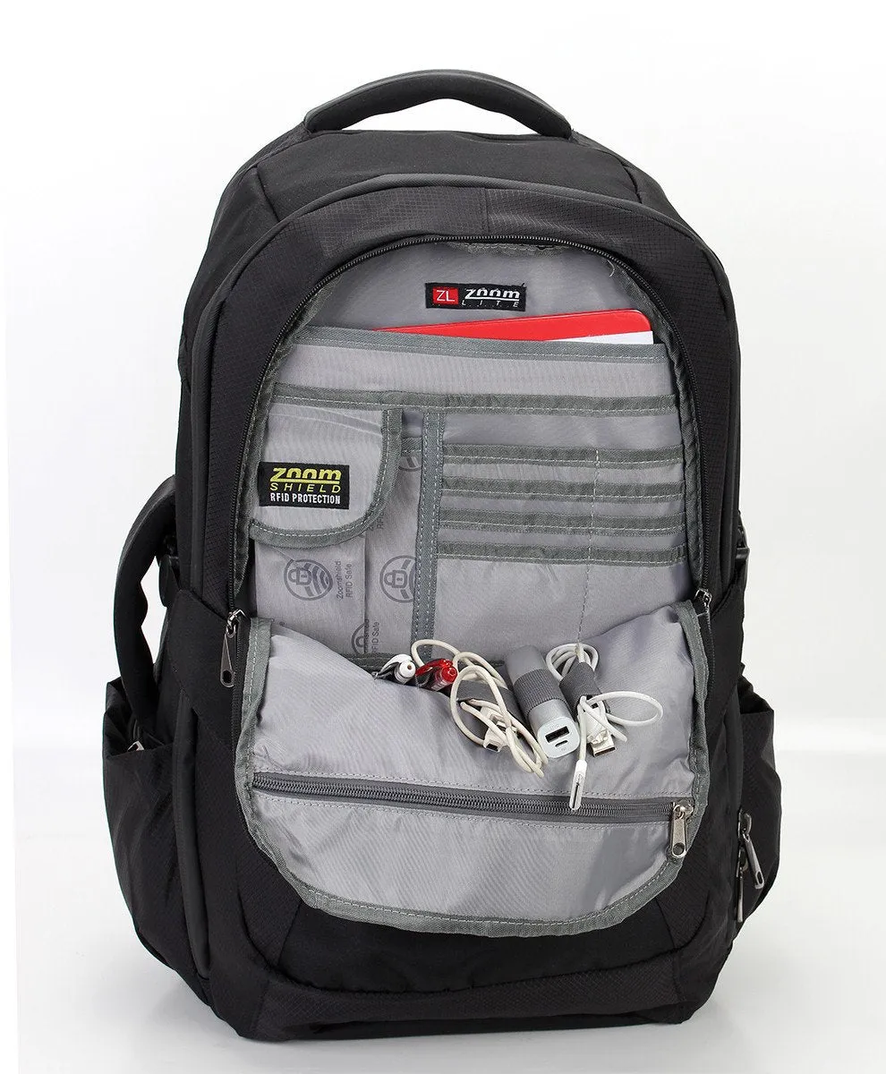 Road Warrior Travel Carryon Backpack - Black