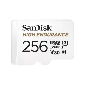 SanDisk 256GB High Endurance microSDXC (V30, UHS-I/U3, CL10,4K, 100MB/s) SDSQQNR-256G-GN6IA 772-4174