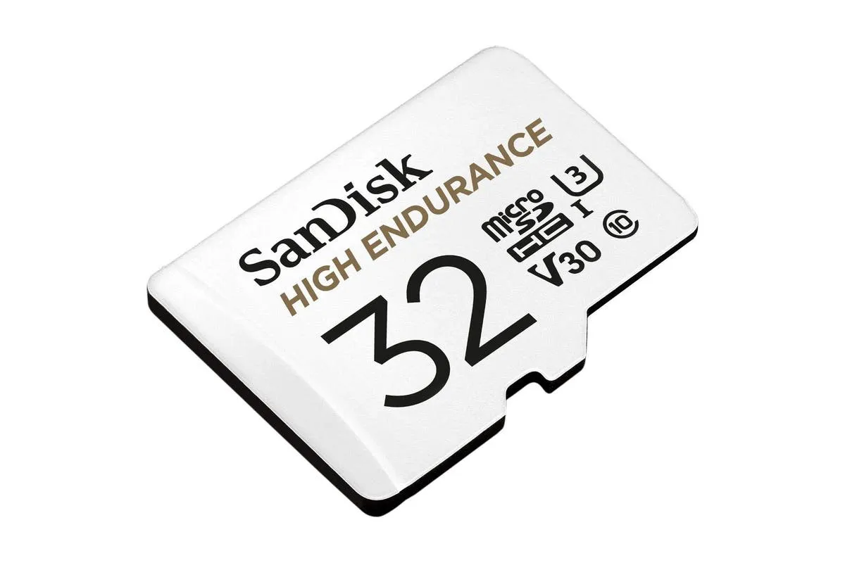 SanDisk 32GB High Endurance microSDHC (V30, UHS-I/U3, CL10,4K, 100MB/s) SDSQQNR-032G-GN6IA 772-4171