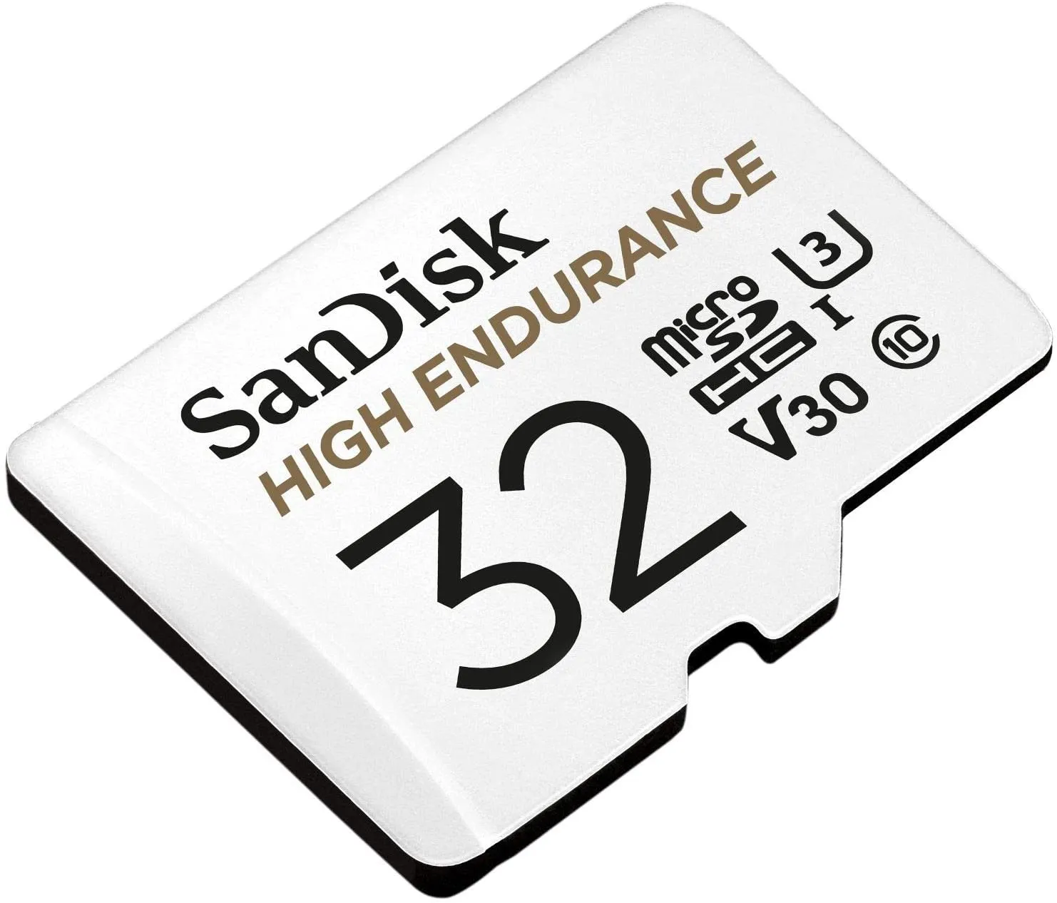 SanDisk HIGH ENDURANCE microSD Card U3, V30, 4K UHD SDXC Class 10, 100mb/s and 40mb/s Read and Write Speed with Adapter (32GB, 64GB, 128GB, 256GB)