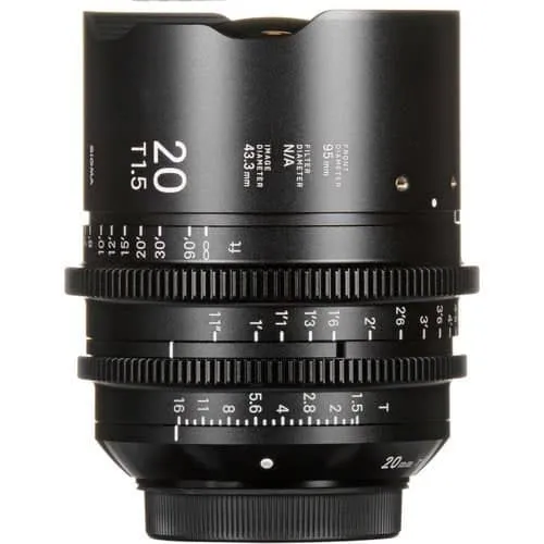 Sigma 20mm T1.5 Canon EF Mount Cine Lens