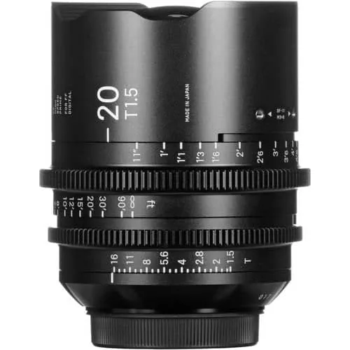 Sigma 20mm T1.5 Canon EF Mount Cine Lens