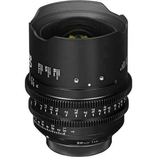 Sigma 20mm T1.5 Canon EF Mount Cine Lens