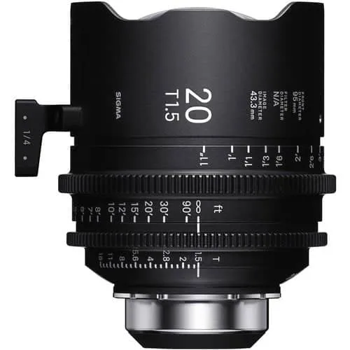 Sigma 20mm T1.5 Cine Lens for PL Mount /i-Technology
