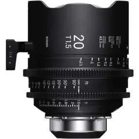 Sigma 20mm T1.5 Cine Lens for PL Mount /i-Technology