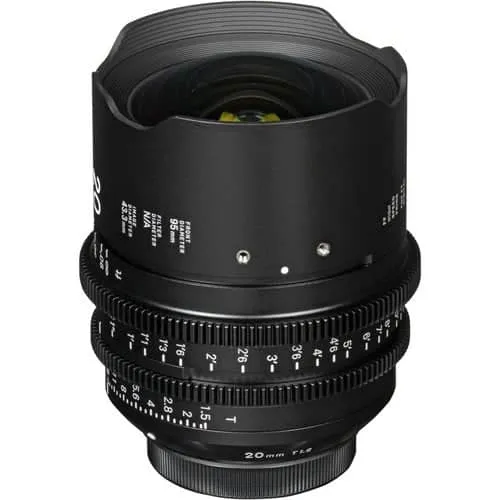 Sigma 20mm T1.5 Cine Lens for Sony E-Mount