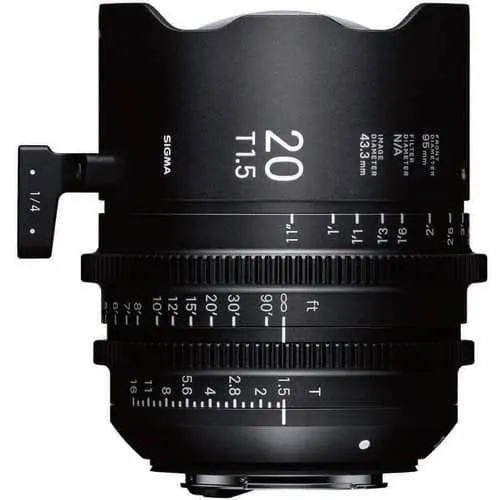 Sigma 20mm T1.5 Cine Lens for Sony E-Mount