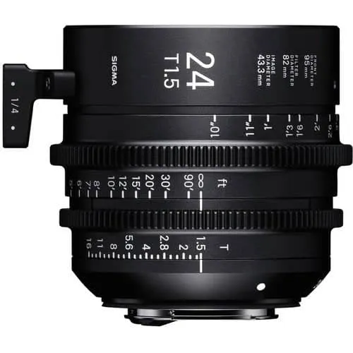 Sigma 24mm T1.5 Cine Lens for PL Mount