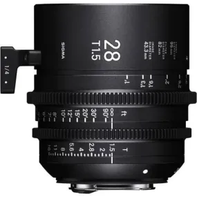 Sigma 28mm T1.5 Cine Lens for Canon EF Mount