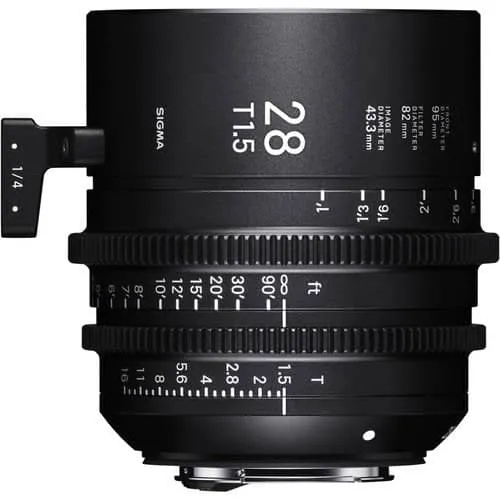 Sigma 28mm T1.5 Cine Lens for Canon EF Mount