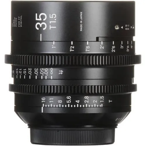 Sigma 35mm T1.5 Cine Lens for Sony E-Mount