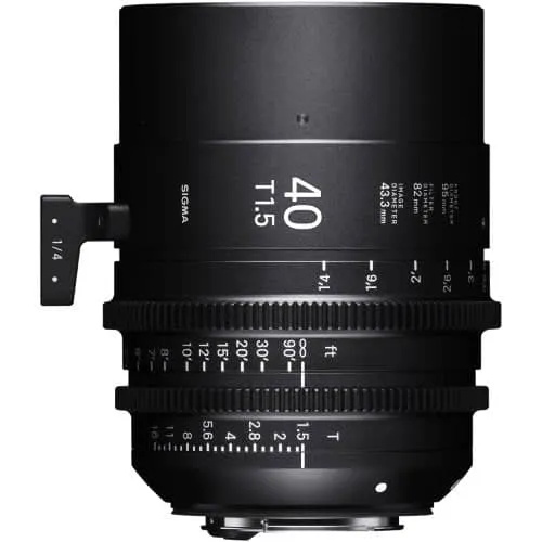Sigma 40mm T1.5 Cine Lens for Sony E-Mount