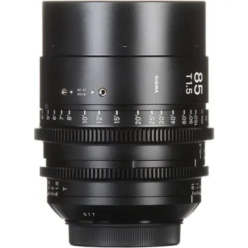 Sigma 85mm T1.5 Fully Luminous Feet Cine Lens for Canon EF Mount