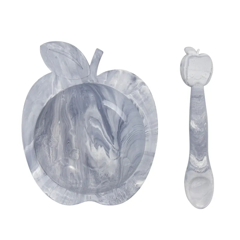 Silibowl & Spoon Set | Apple