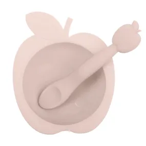 Silibowl & Spoon Set | Apple
