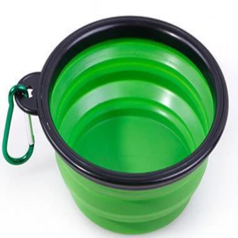 Silicone Collapsible Dog Feeding Bowl
