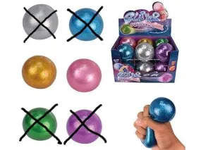 Squishy Stress Ball With Glitter