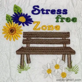 Stress Free Zone Garden Seat