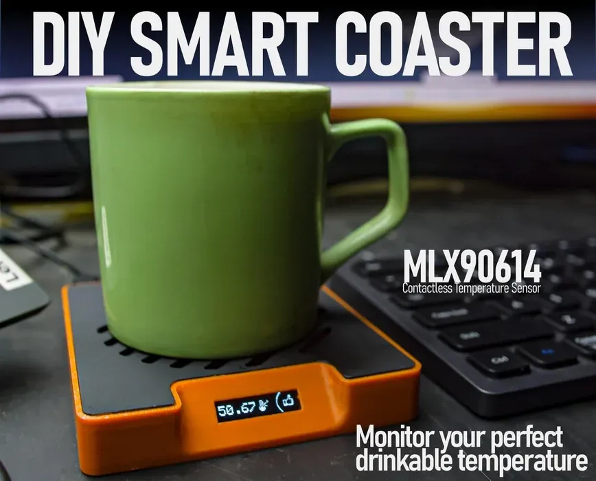 Temperature Monitoring Smart Coaster