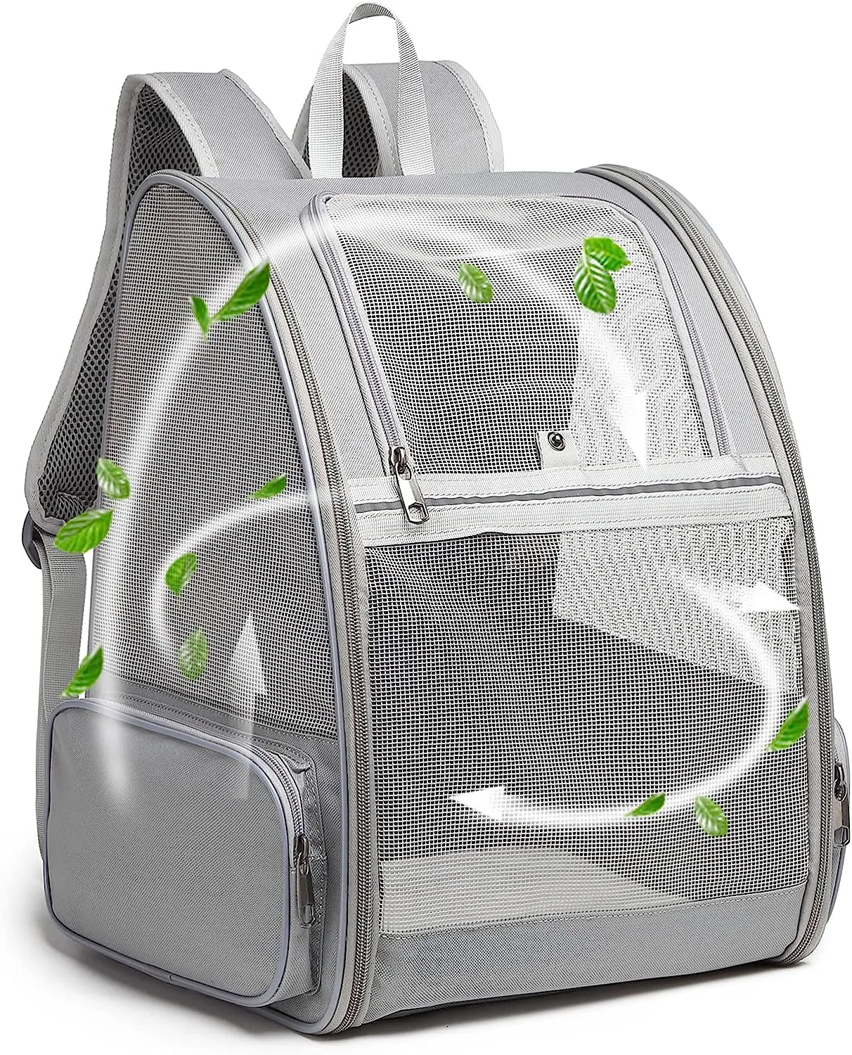 Texsens Innovative Traveler Bubble Backpack Pet Carriers for Cats and Dogs (Black)