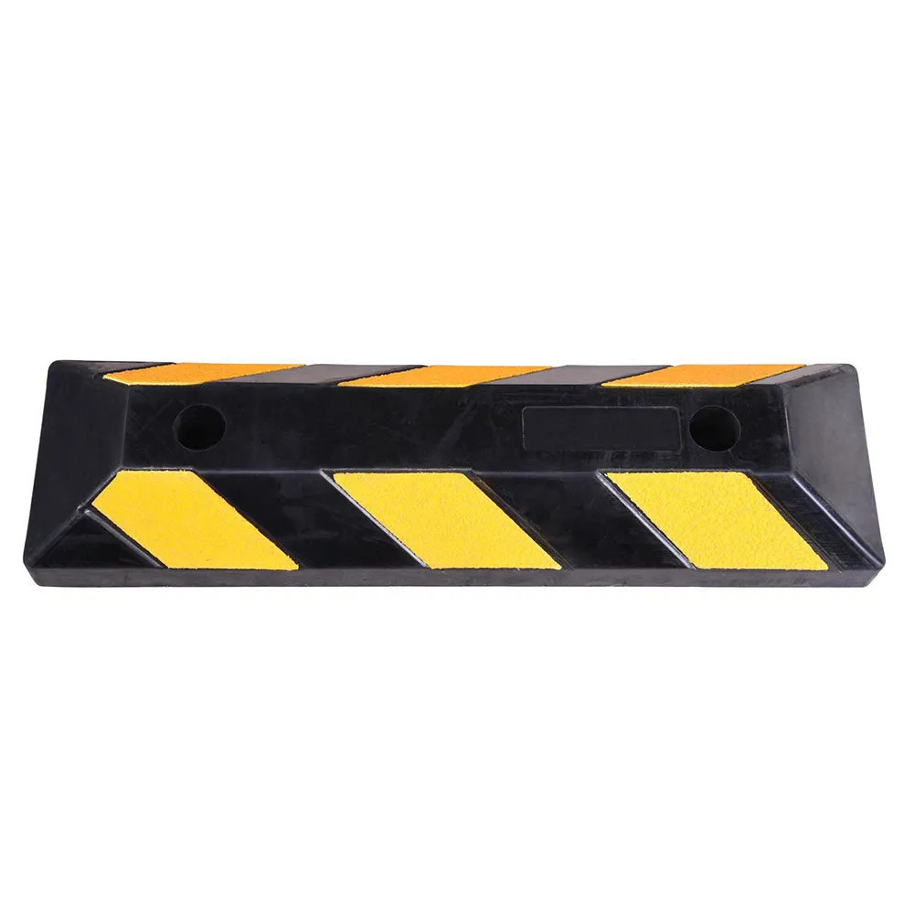 TheLAShop 22" Rubber Curb Parking Block Wheel Stop Garage Car Stopper