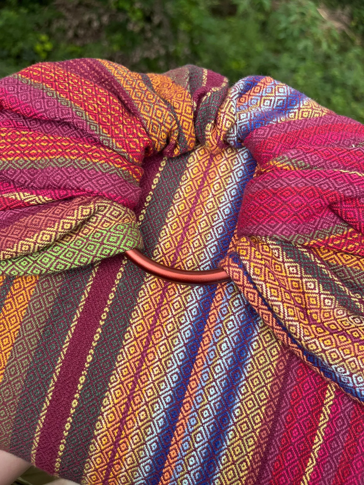 Tierra red Ring Sling by Girasol