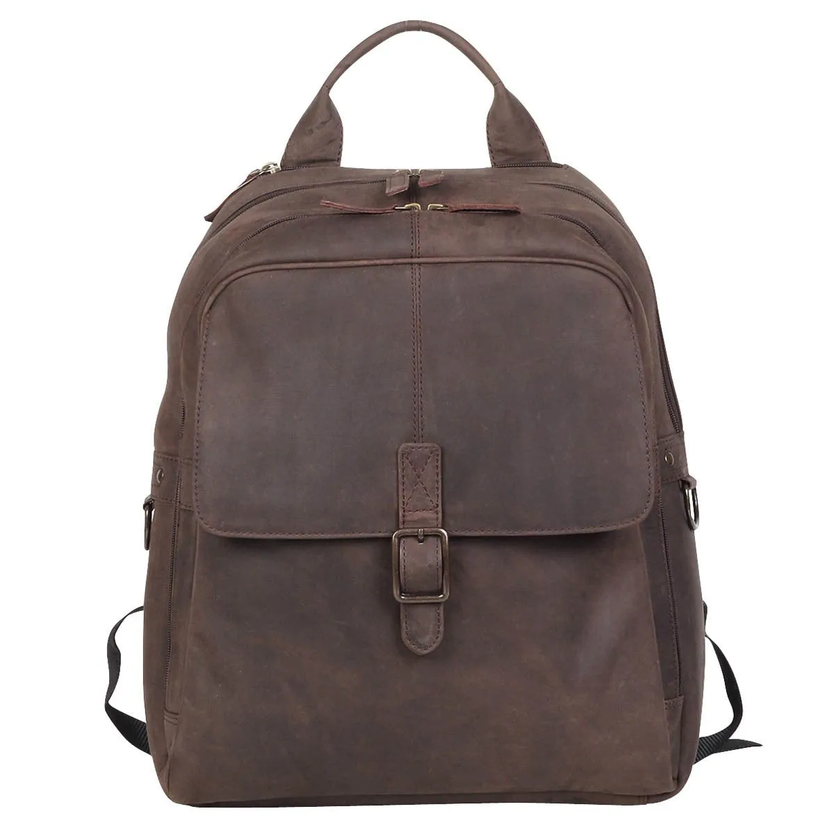 Toby Vintage Leather Laptop Backpack
