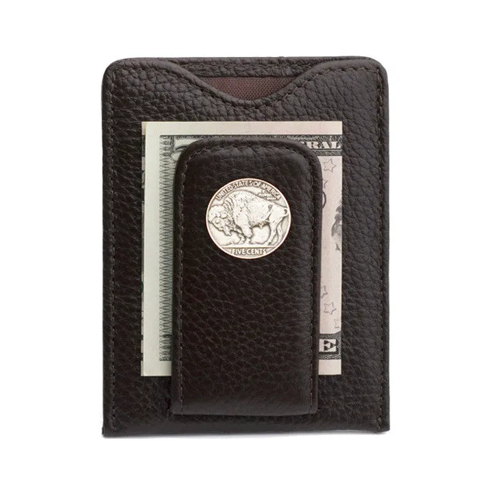 Tokens & Icons Buffalo Nickel Money Clip Wallet