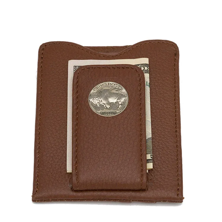 Tokens & Icons Buffalo Nickel Money Clip Wallet