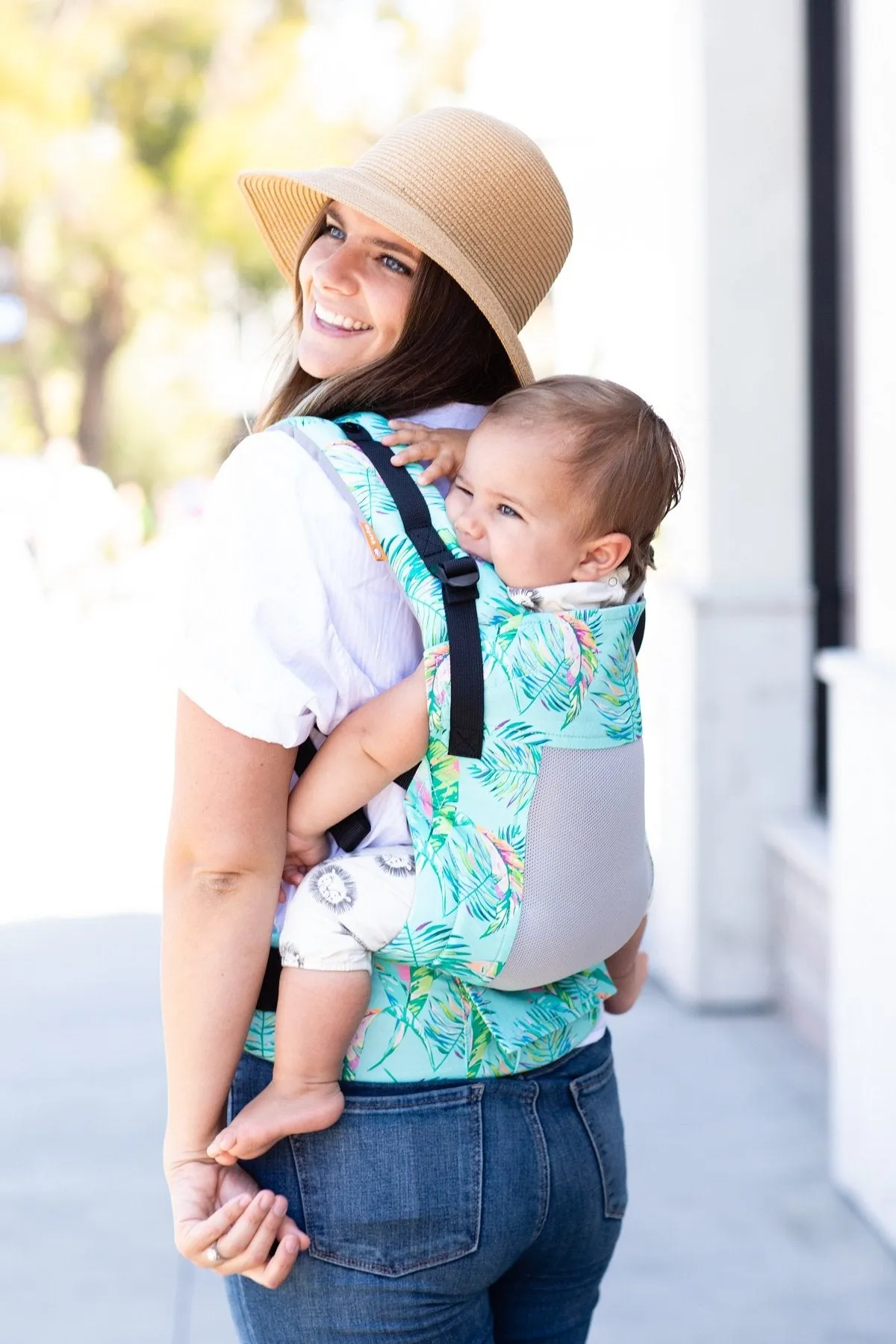 Tula Toddler Carrier - Coast Electric Leaves