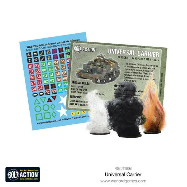 Universal Carrier - British & Commonwealth (Bolt Action)