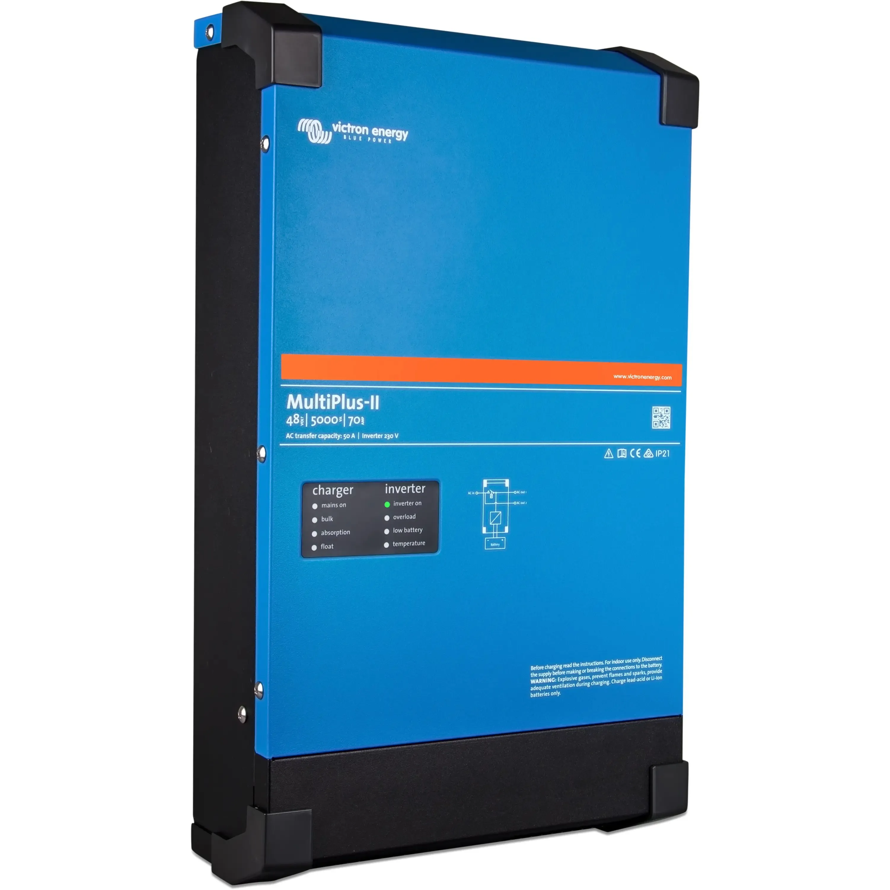Victron MultiPlus-II 5000VA 48V 230VAC GX Inverter/Charger [EU Model]