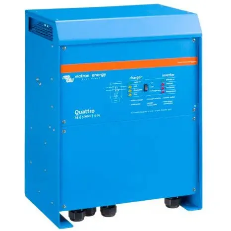 Victron Quattro 5000VA 24V 230VAC Inverter/Charger with VE.Bus [EU Model]