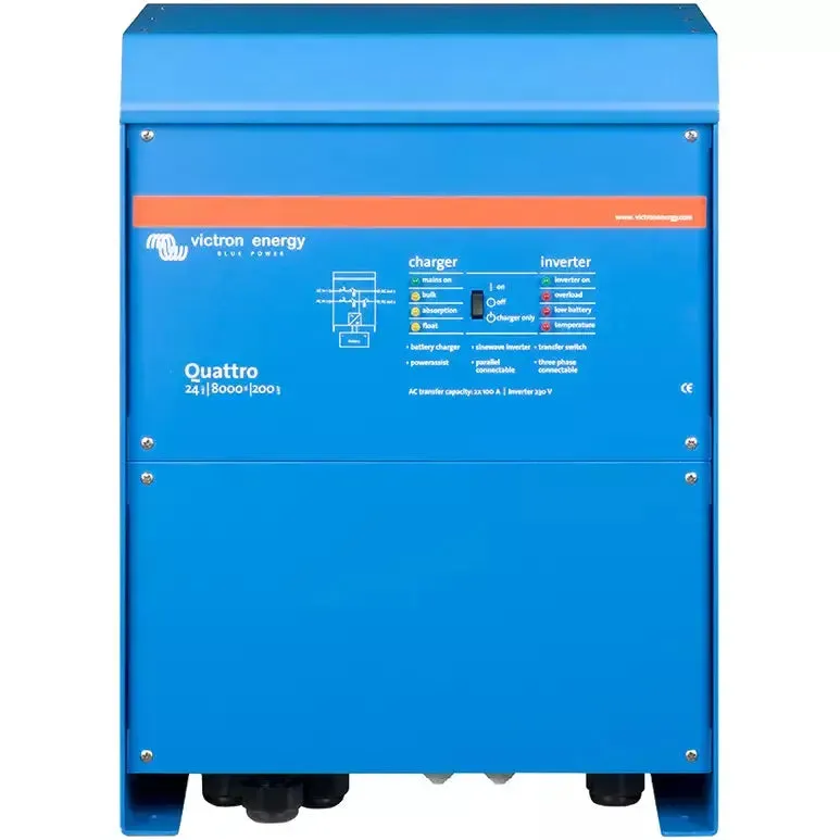 Victron Quattro 8000VA 24V 230VAC  50A Inverter/Charger [EU Model]