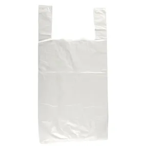 White Small Vest Carriers 7x13x15" - 100 Count