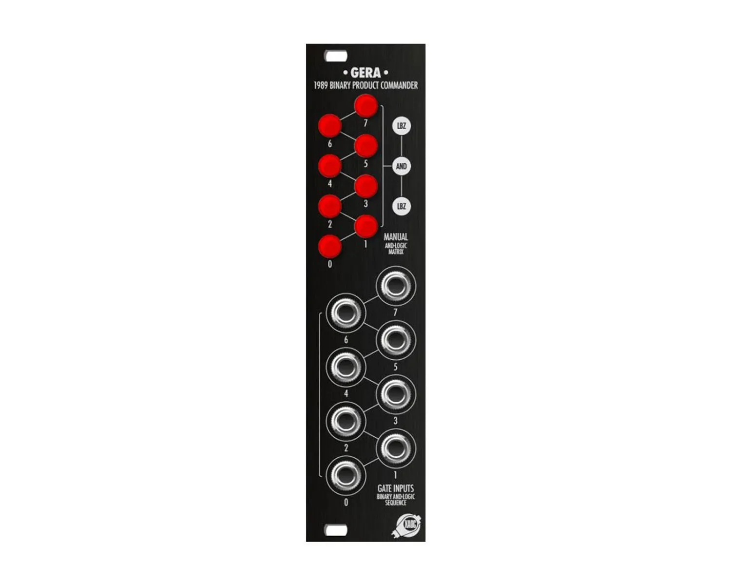 XAOC Devices GERA Replacement Panel - Black
